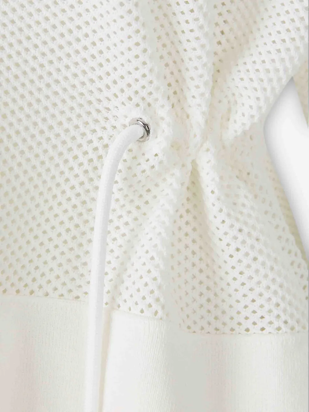Dorothee Schumacher Mesh vest met trekkoord Wit