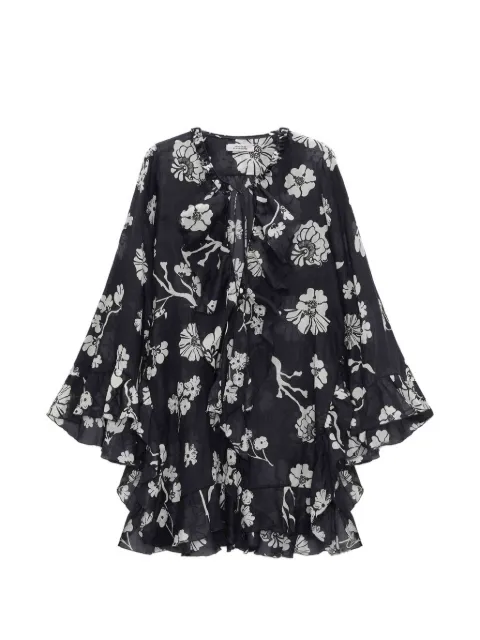Dorothee Schumacher Blusa com babados e estampa floral
