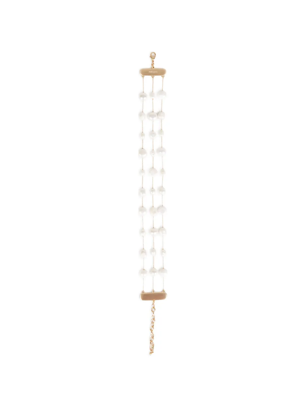  Cult Gaia Pearl-beaded Bracelet - Gold 