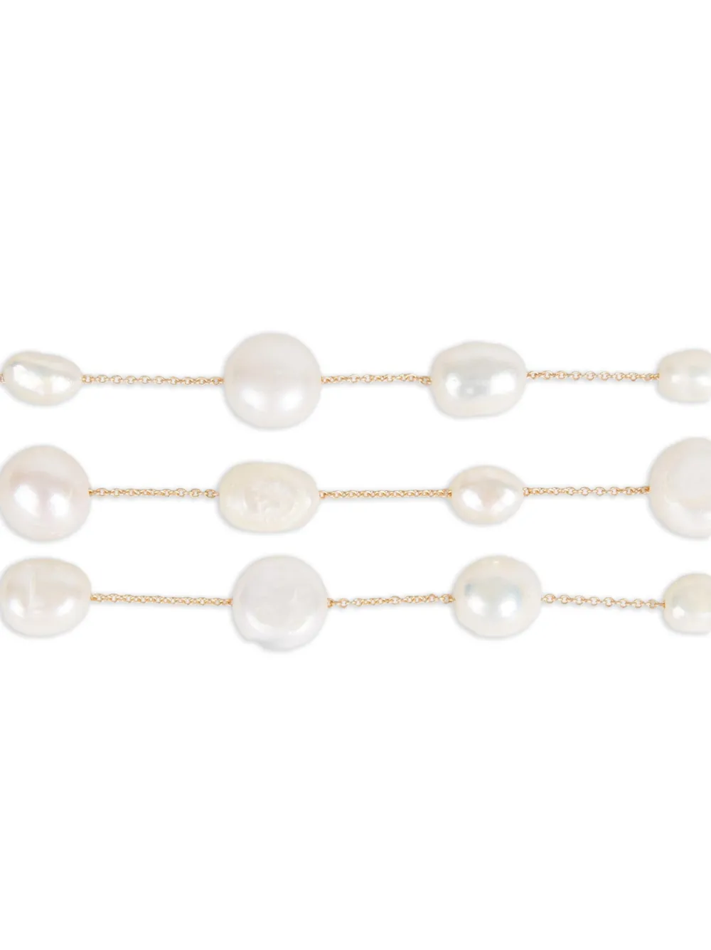  Cult Gaia Pearl-beaded Bracelet - Gold 