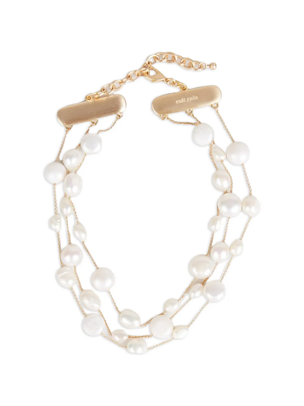 Cult Gaia pearl-beaded bracelet - Oro