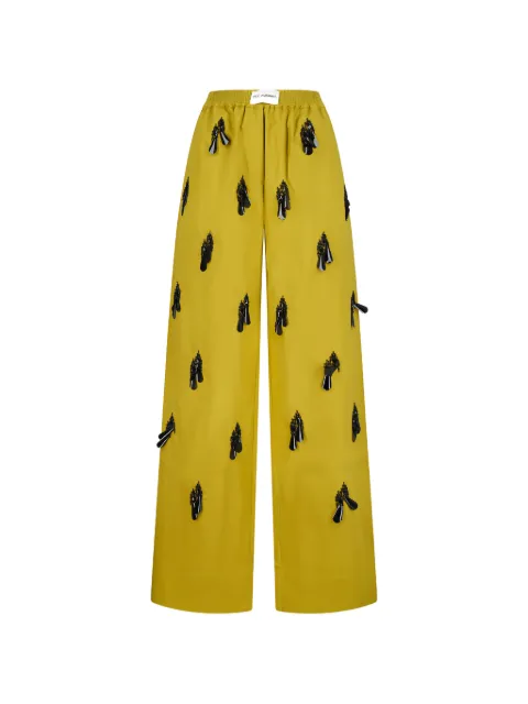 DES PHEMMES pantalon skinny à motif de losanges