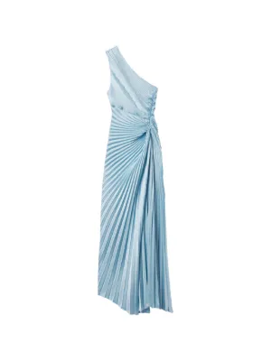 open lace back dress Women's Spring Summer Pleated Long Dress – Summer Dresses Canada 🍁 main image 0