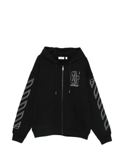 Off-White hoodie con cierre