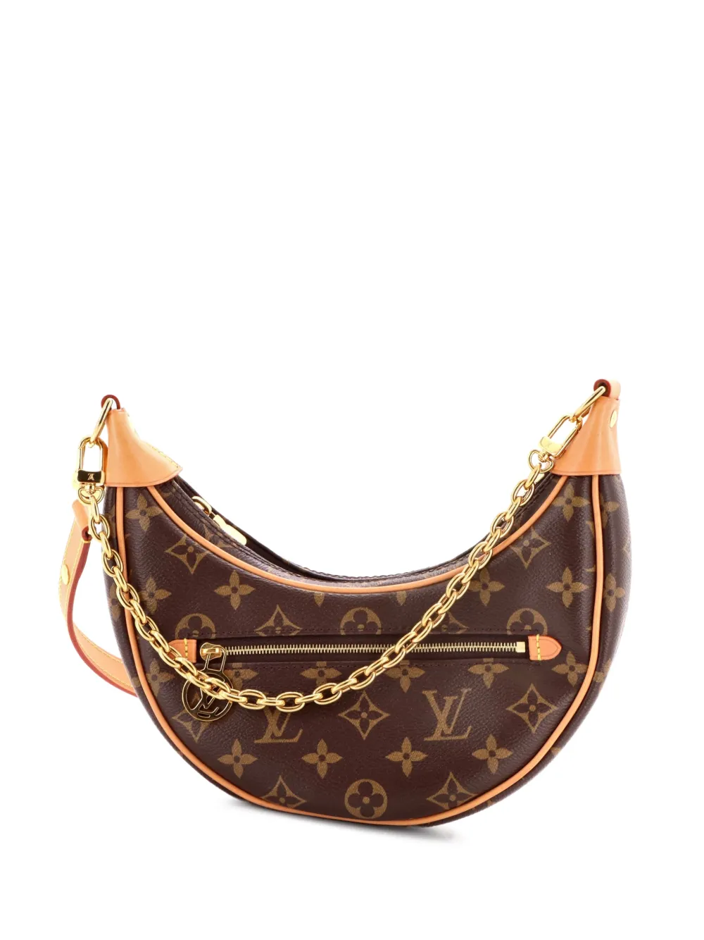 Louis Vuitton Pre-Owned Loop Handbag Monogram Canvas hobo bag - Braun