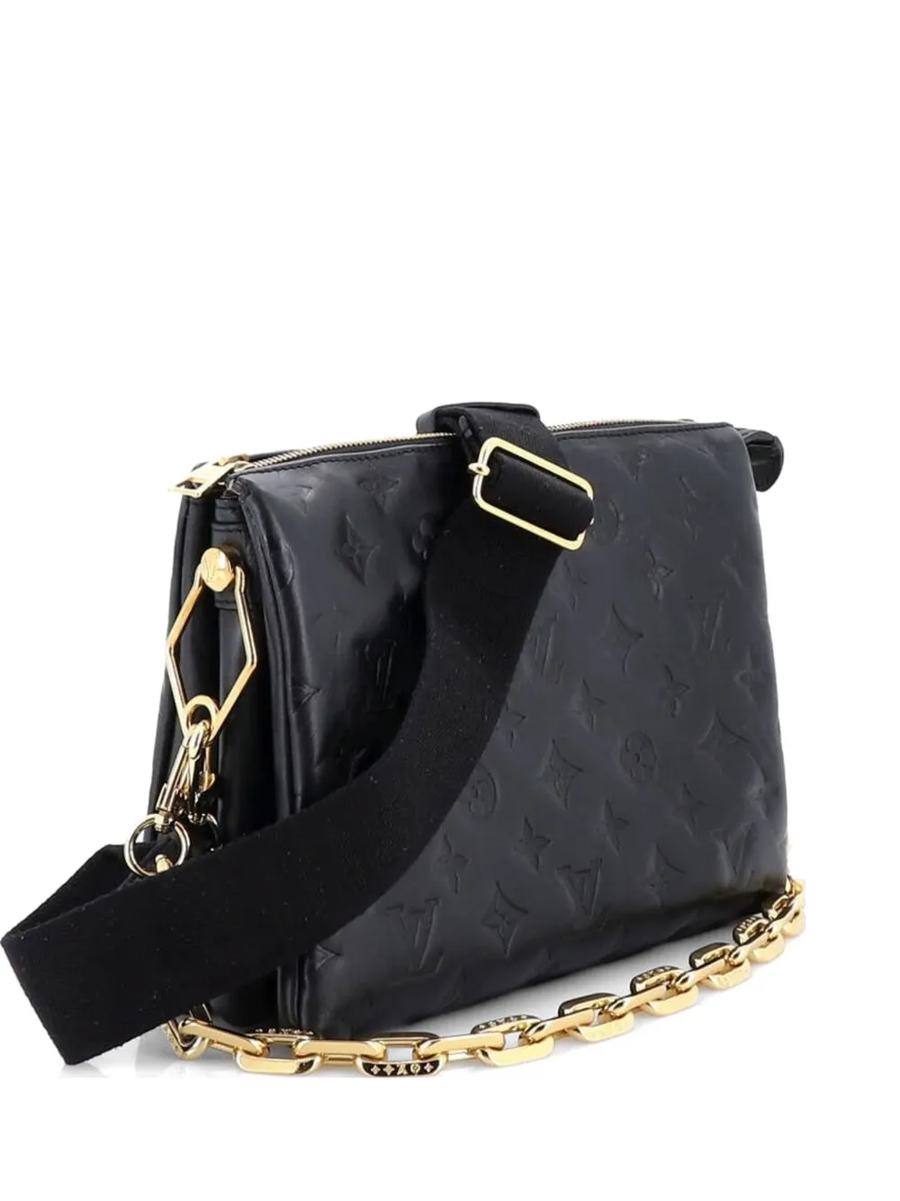 Louis Vuitton Pre-Owned Coussin Bag Monogram Embossed Lambskin PM crossbody bag - Nero