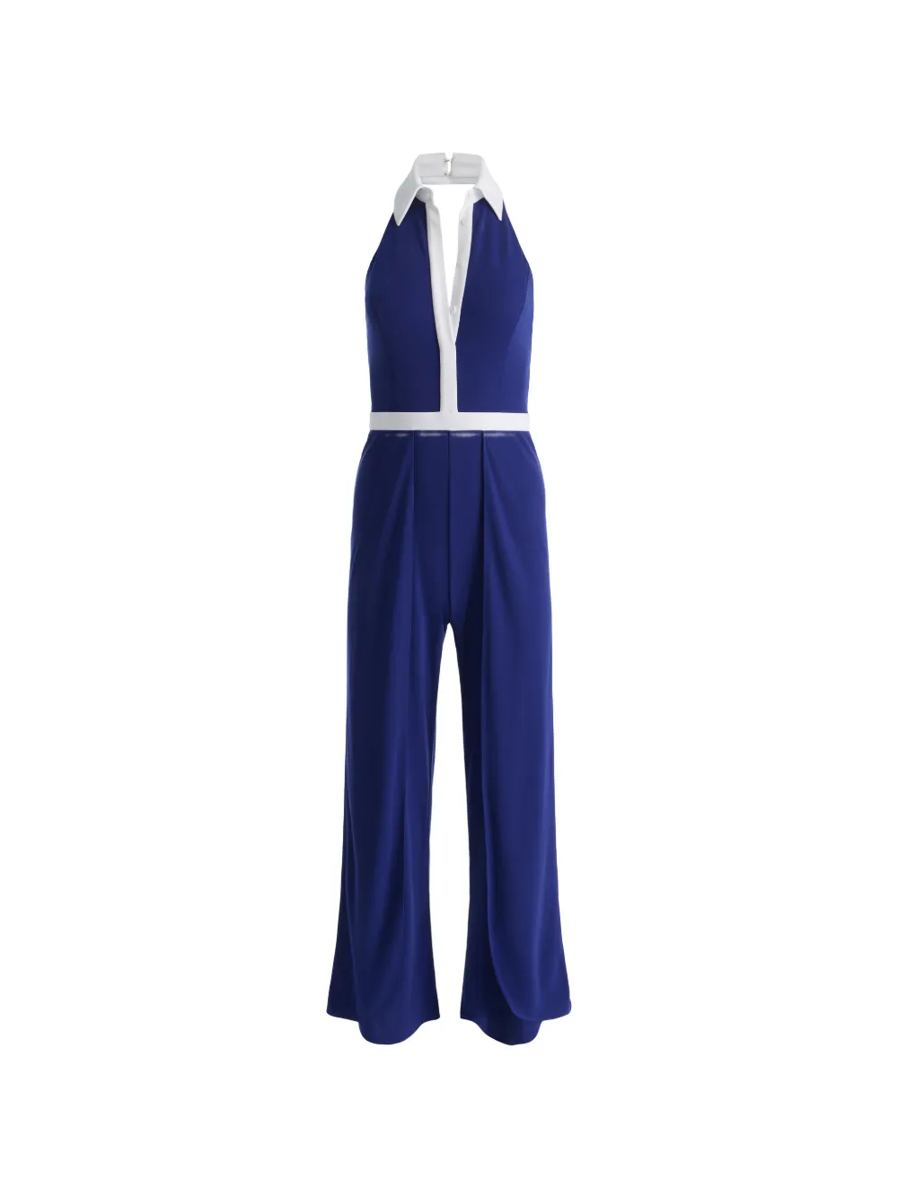 alice + olivia Alara halterneck jumpsuit - Blu