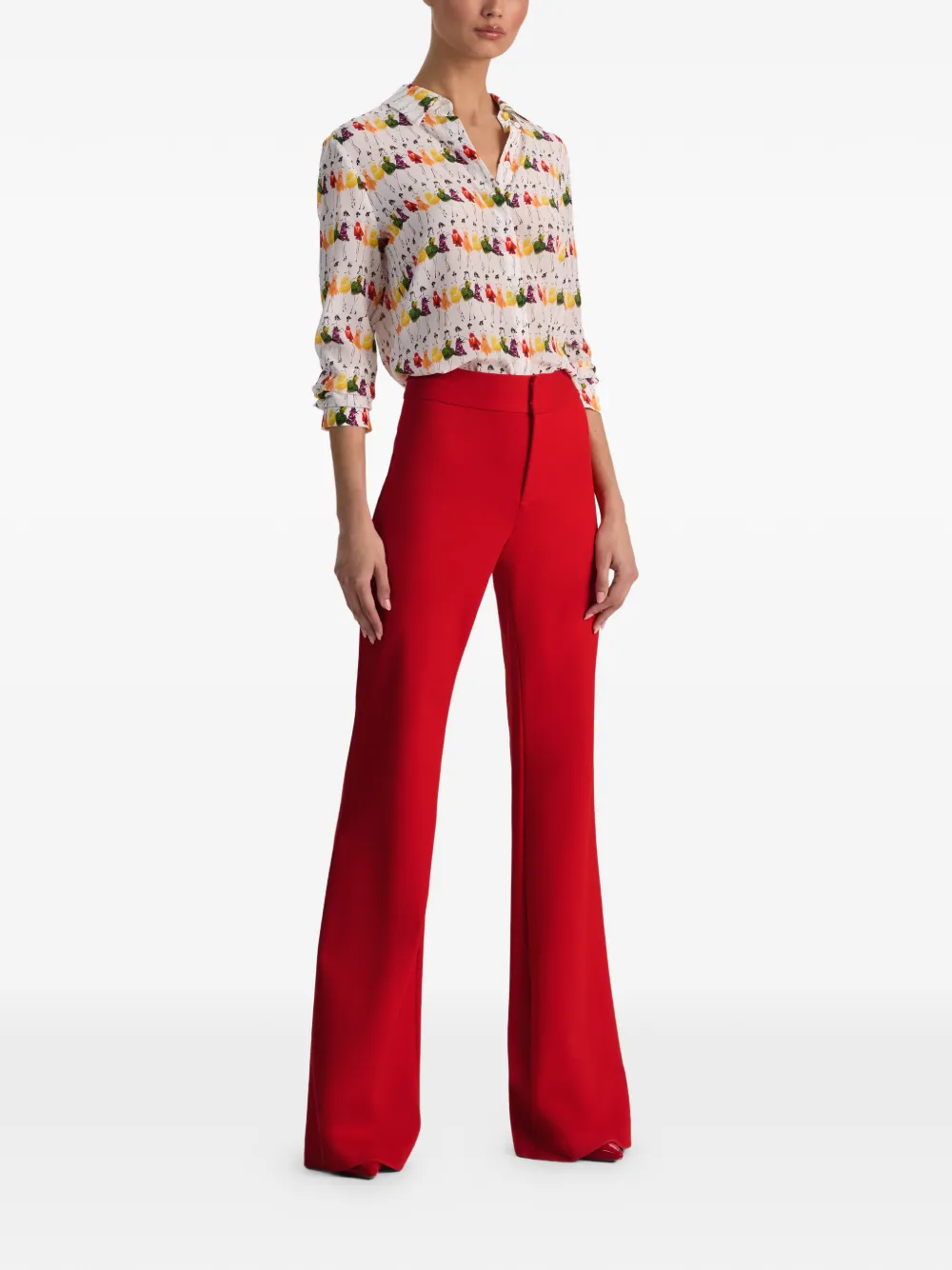  Alice + Olivia Andrew Flared Trousers 