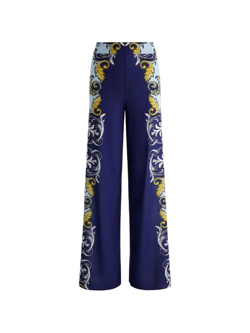 alice + olivia Pantaloni a palazzo Athena con stampa - Blu