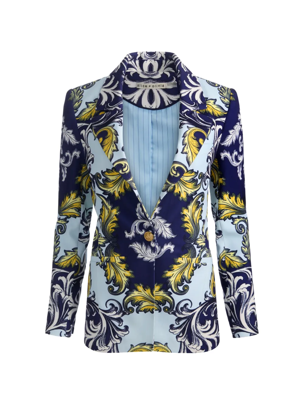 alice + olivia Blazer Hope con stampa - Blu