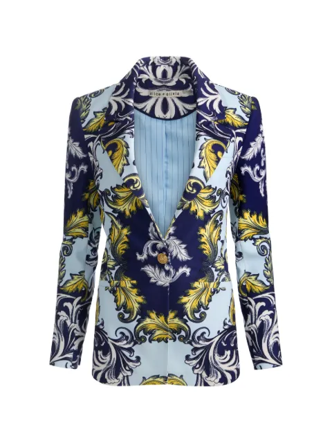 alice + olivia blazer con estampado Hope
