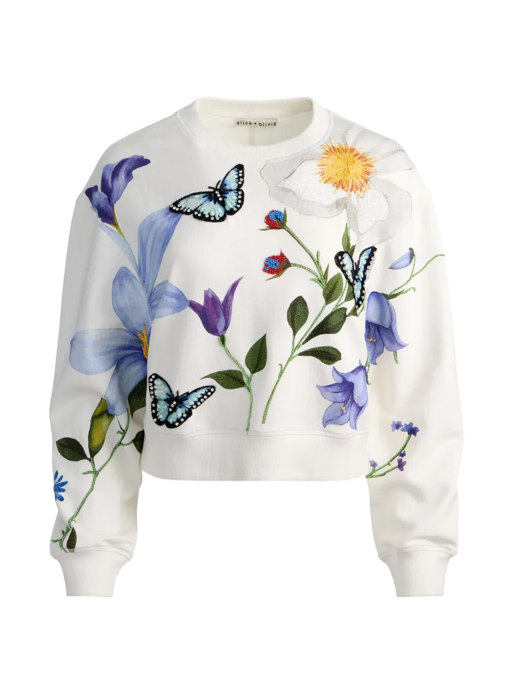 alice + olivia Felpa Russell - Bianco