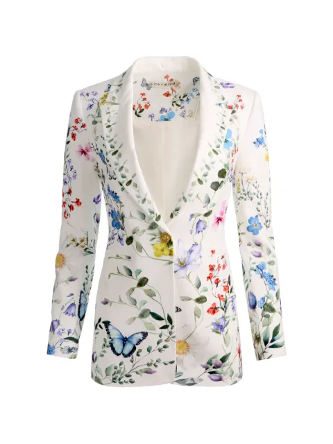 alice + olivia Breann printed blazer