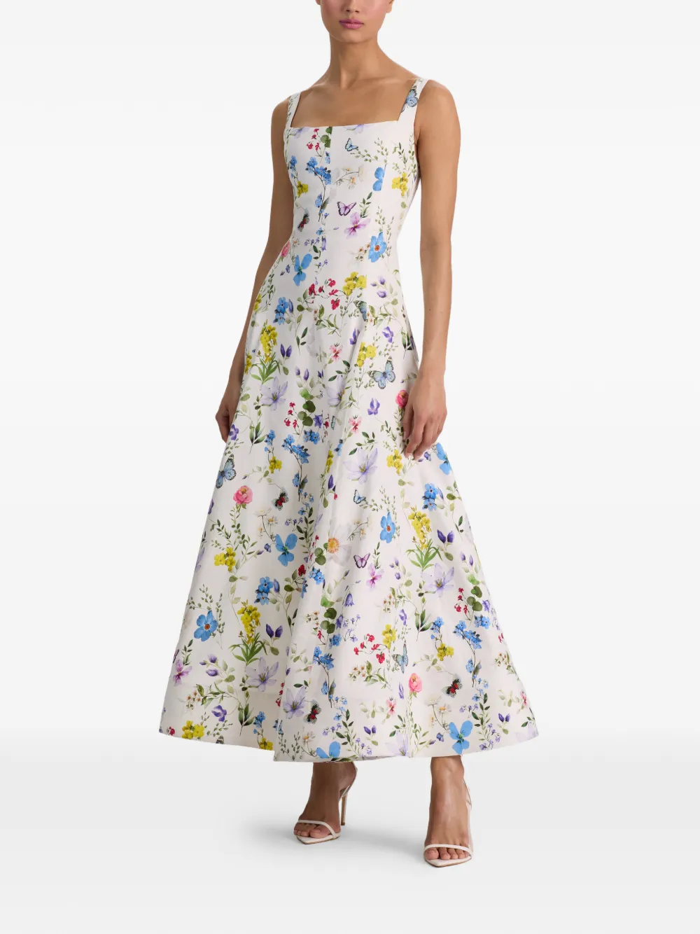Rochelle Boat-neck Midi Dress