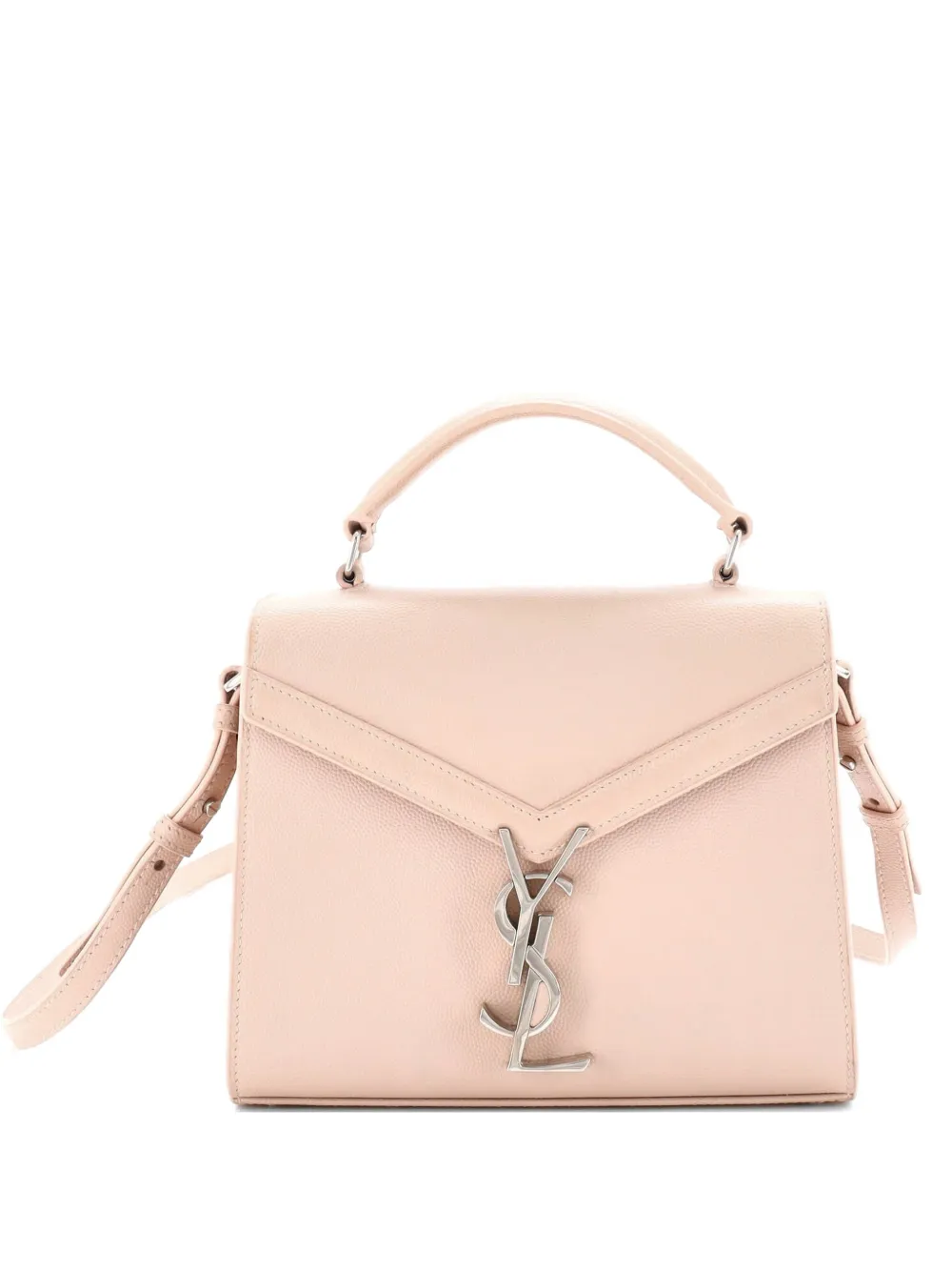 Saint Laurent Pre-Owned Cassandra Top Handle Bag Leather Mini shoulder bag - Rosa