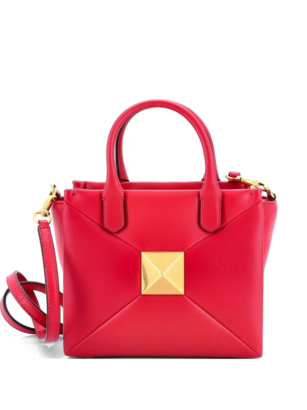 Valentino Garavani Pre-Owned One Stud Top Handle Bag Leather Small crossbody bag - Rosa