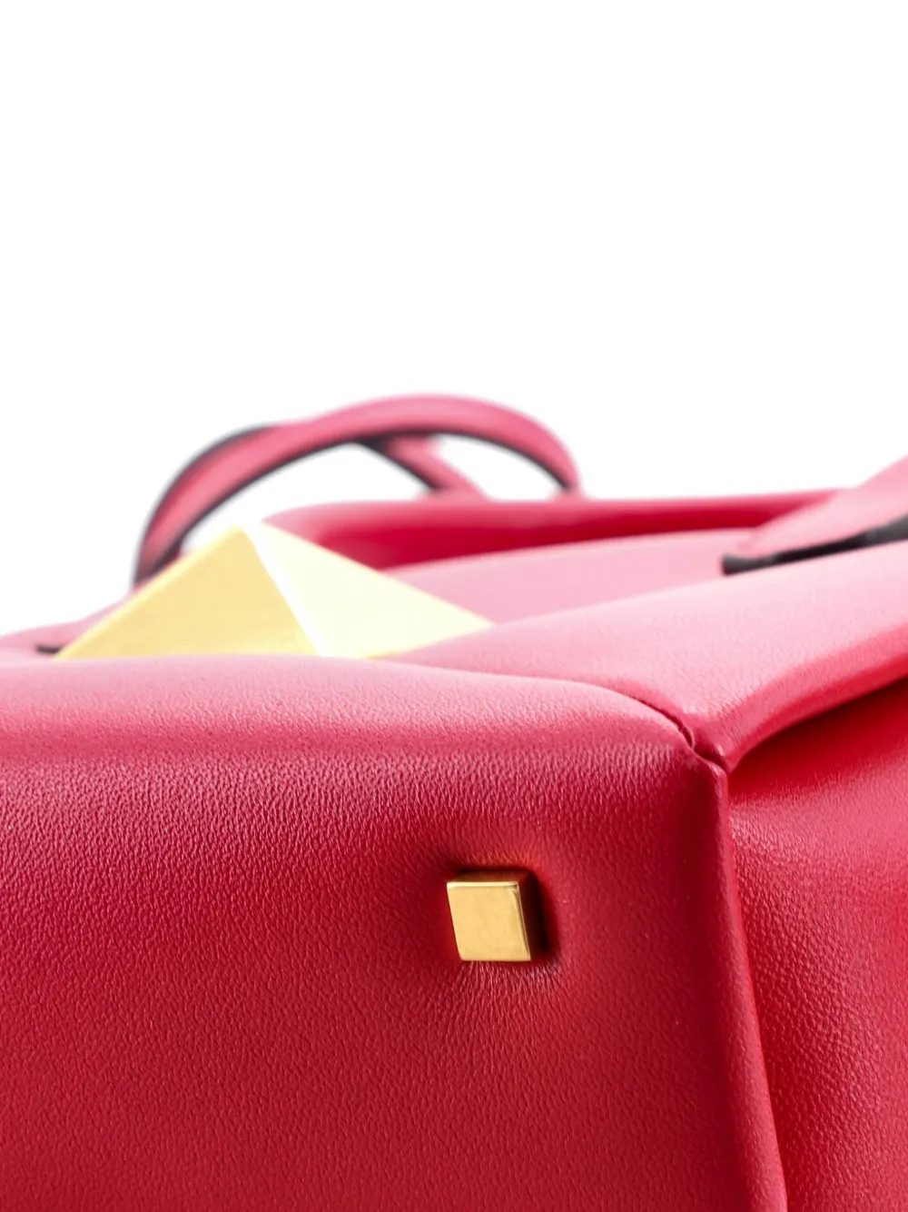 One Stud Top Handle Bag Leather Small Crossbody Bag