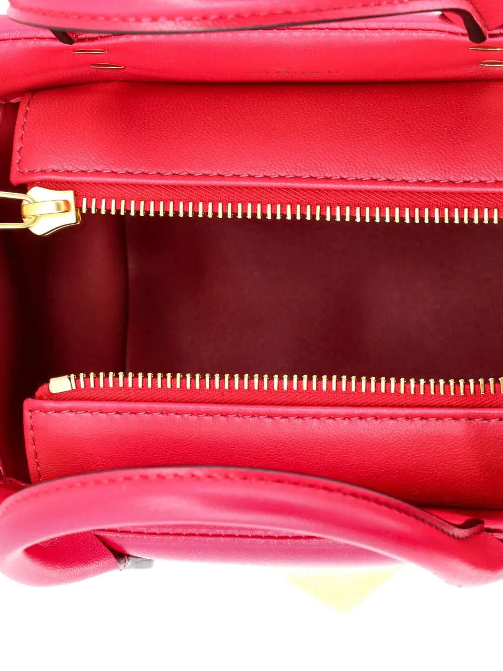 One Stud Top Handle Bag Leather Small Crossbody Bag