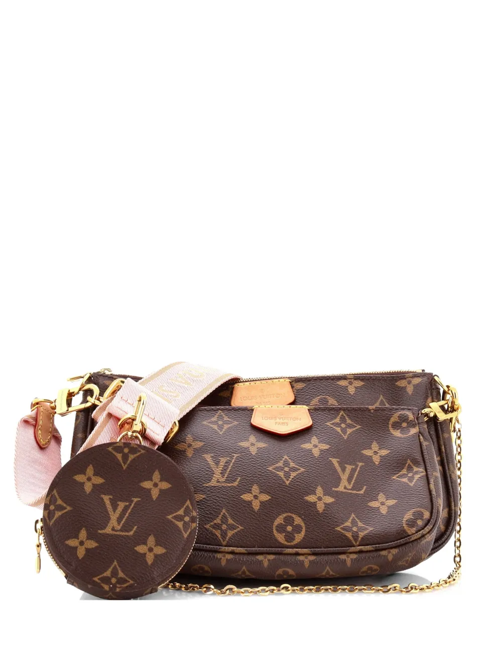 Louis Vuitton Pre-Owned Multi Pochette Accessoires Monogram Canvas crossbody bag - Marrone