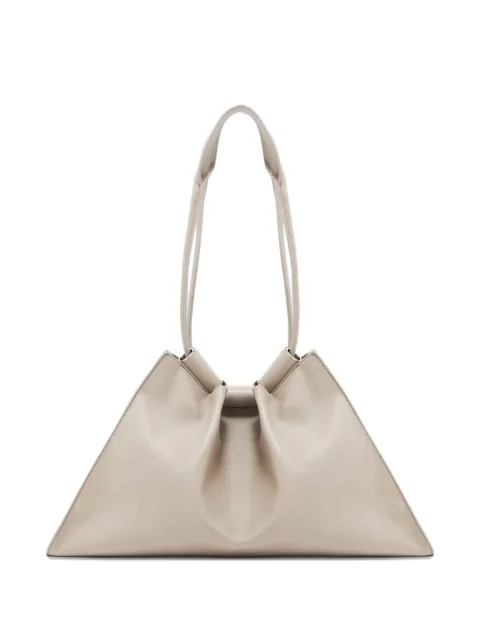 Giorgio Armani gathered-detail leather shoulder bag