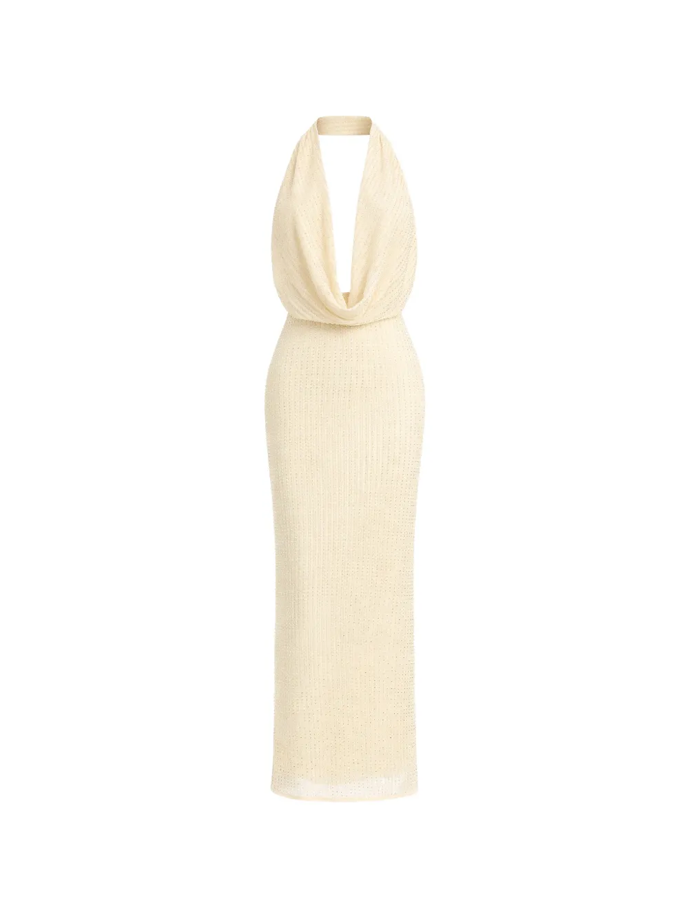 Bardot Nola cowl-neck maxi dress - Toni neutri