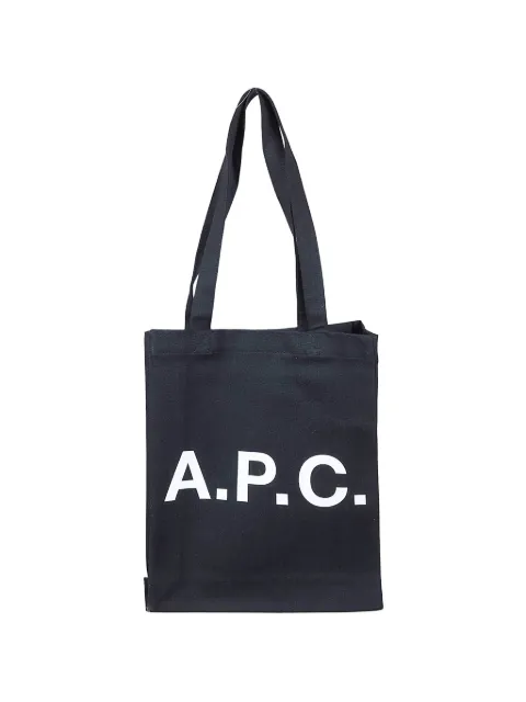 A.P.C. logo tote bag