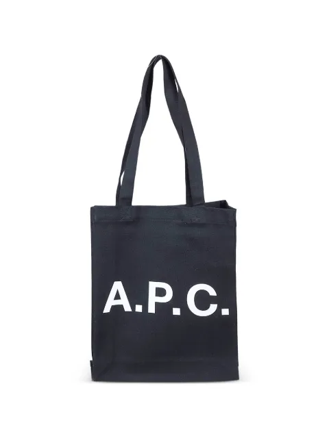 A.P.C. logo tote bag
