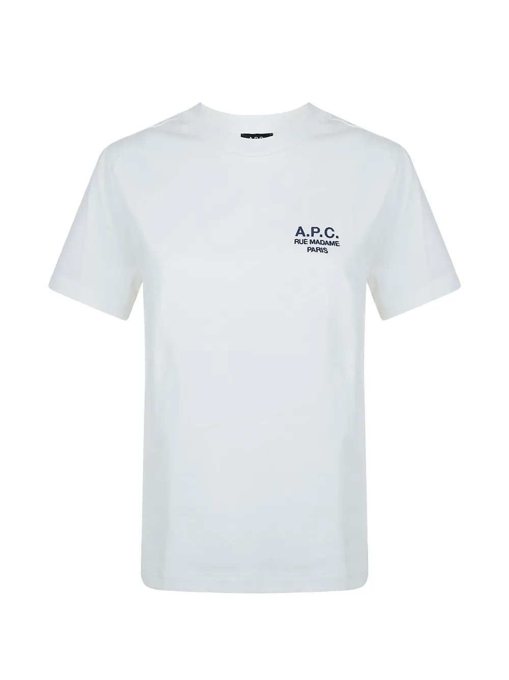 A.P.C. embroidered logo T-shirt - Bianco