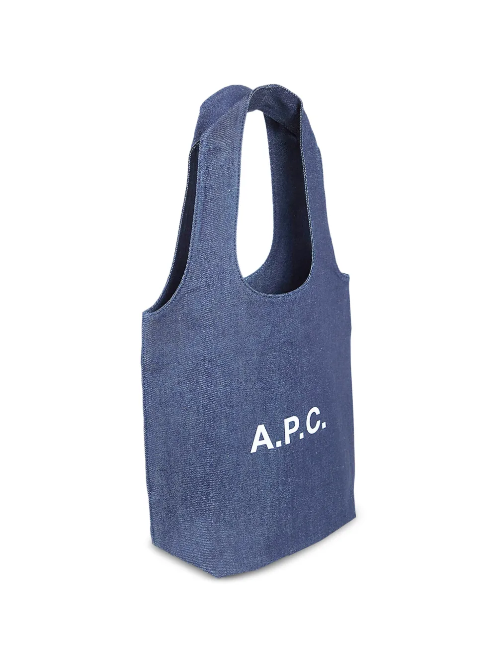  A.p.c. Ninon Printed Denim Tote Bag - Blue 