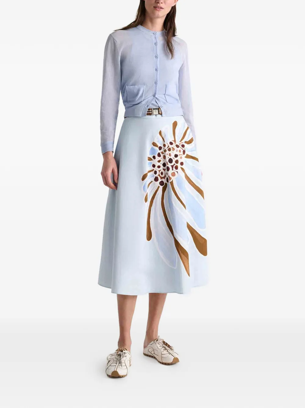 Dorothee Schumacher Vest met knoopsluiting en opgestikte zak Blauw