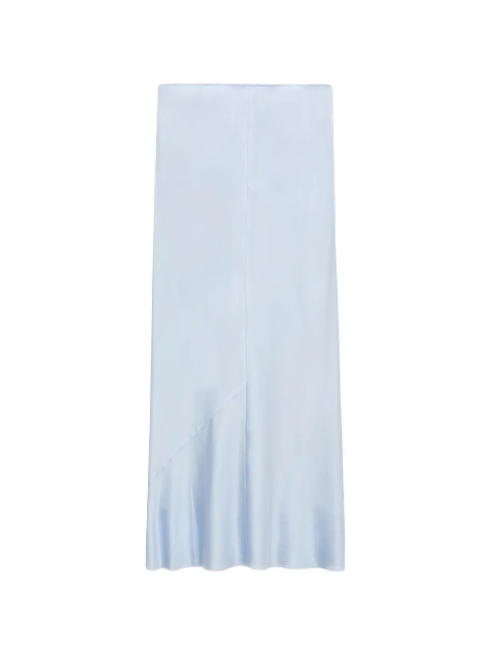 Dorothee Schumacher SENSE OF SHINE satin-finish panelled skirt - Blu