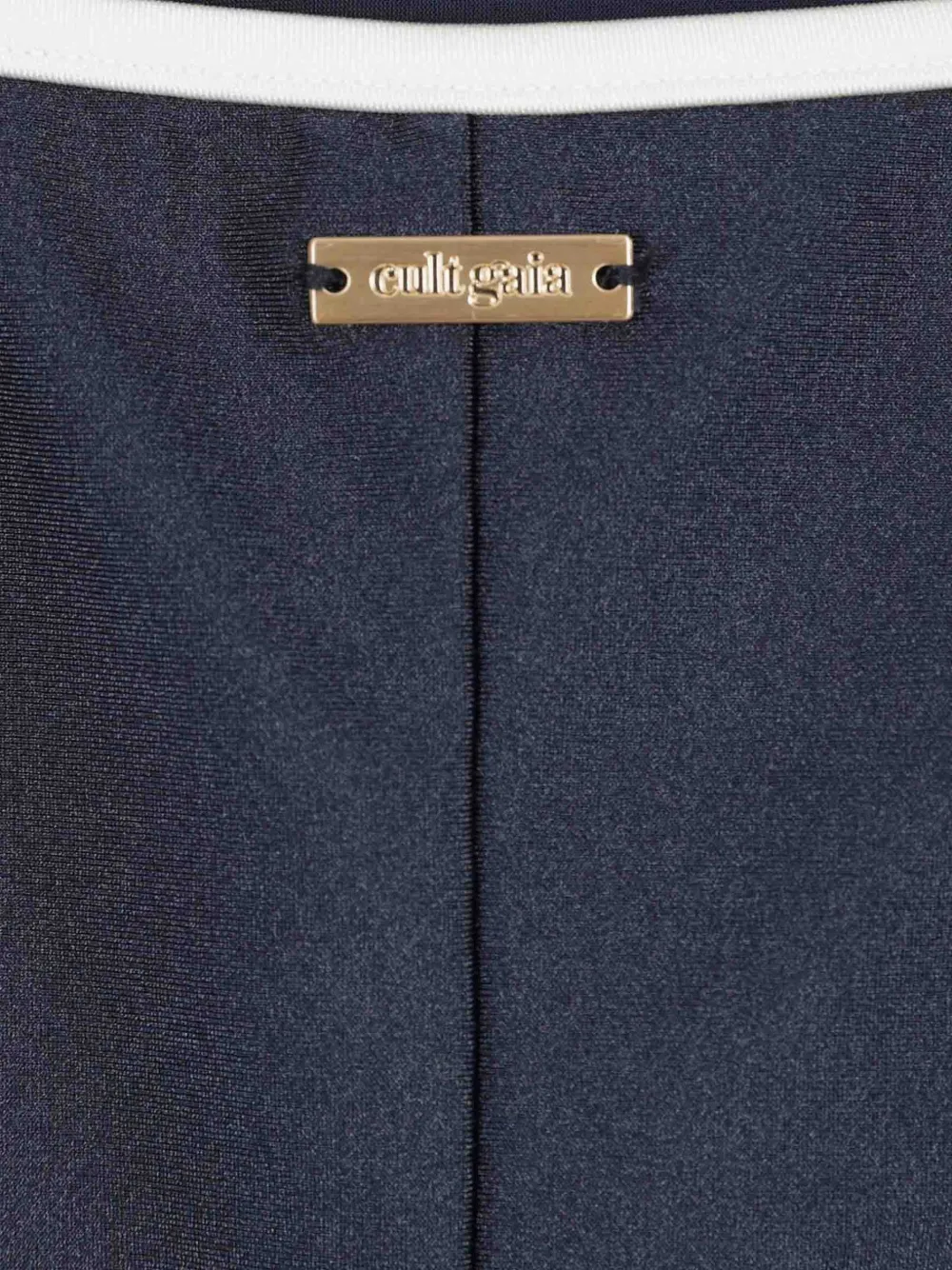 Cult Gaia Geknoopt badpak met uitgesneden details Blauw