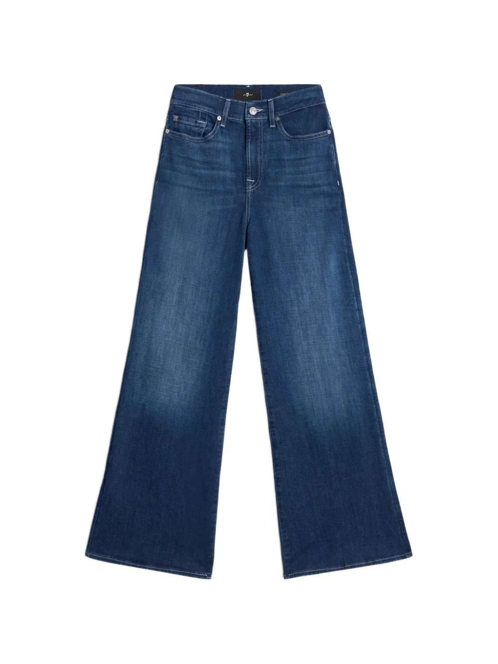 7 For All Mankind Lotta Ankle belt-loop jeans - Blu