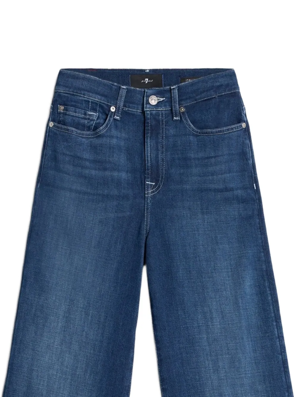  7 For All Mankind Lotta Ankle Belt-loop Jeans - Blue 