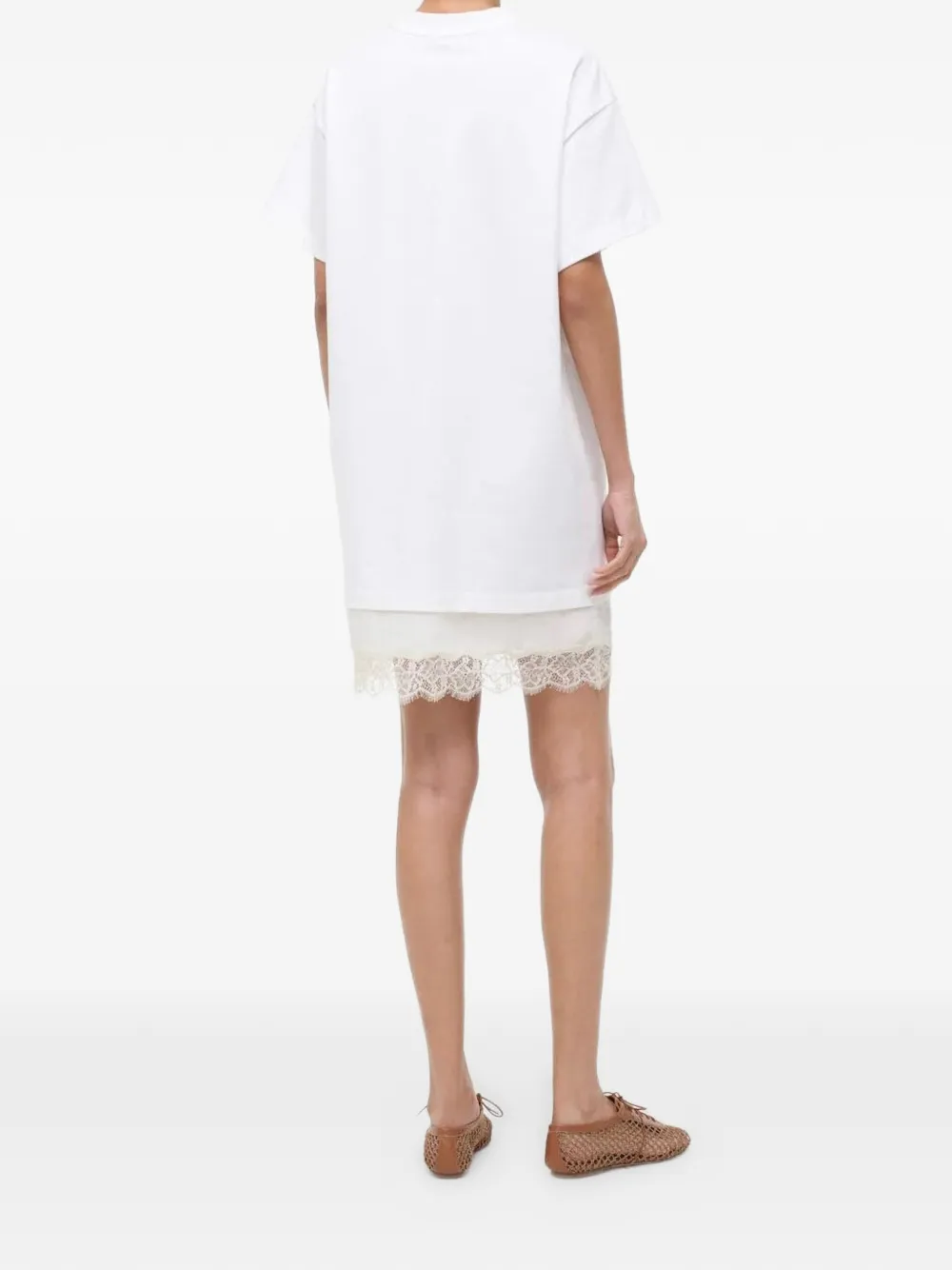 Grier Lace-Trim Mini Dress