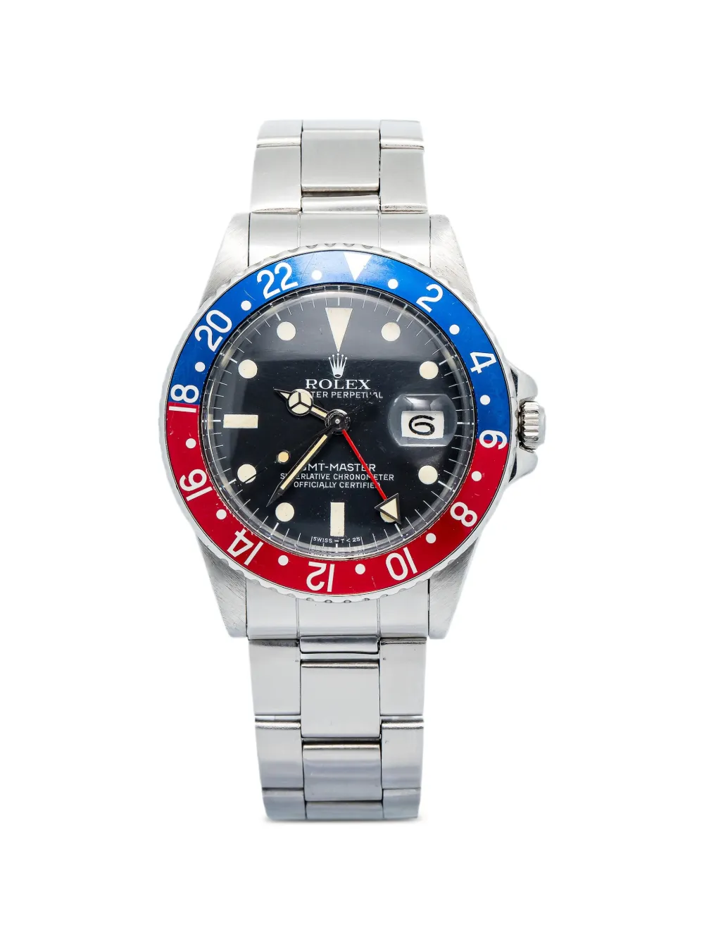 Rolex GMT-Master red blue bezel 40mm watch - Schwarz