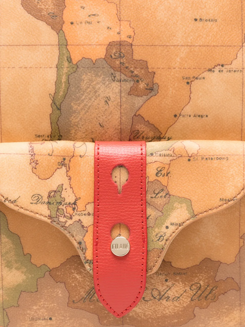  Alviero Martini 1° Classe Map-print Backpack - Neutrals 