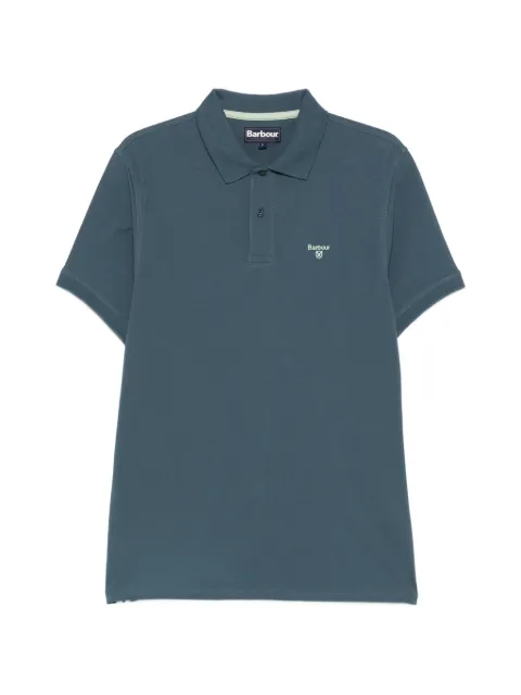 Barbour logo-embroidered polo shirt