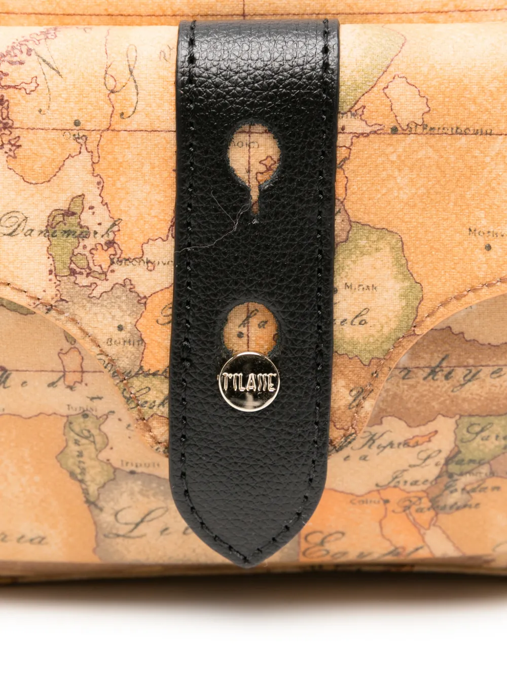  Alviero Martini 1° Classe Map-print Shoulder Bag - Neutrals 