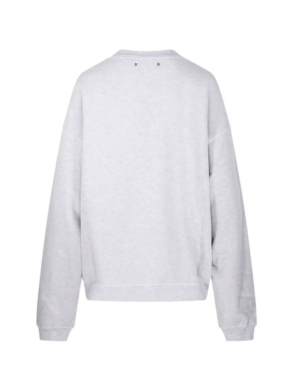Golden Goose Katoenen sweater met 'Star' borduurwerk Grijs