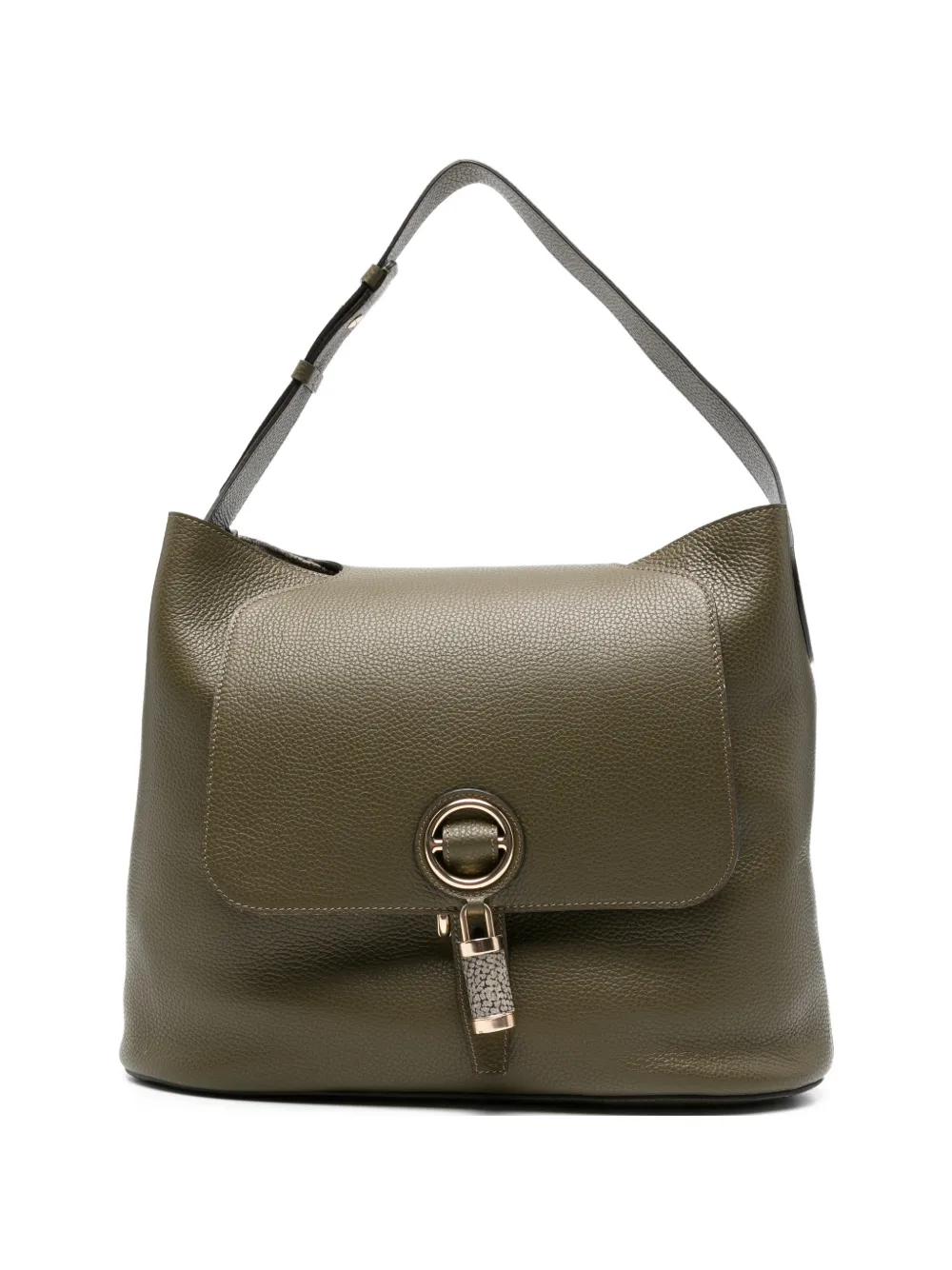 Borbonese mediu Premier shoulder bag - Verde