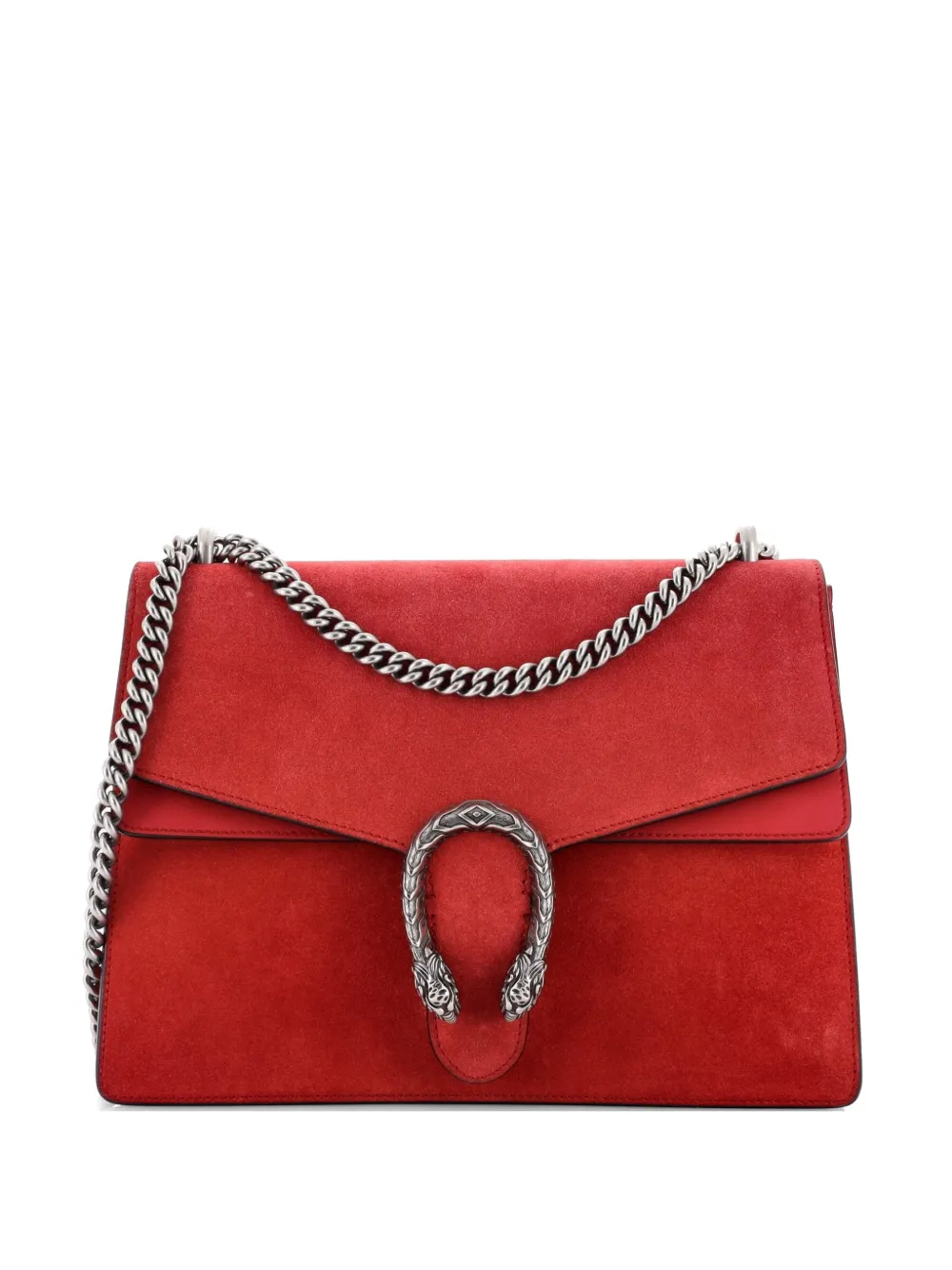 Gucci Pre-Owned Dionysus Bag Suede Medium shoulder bag - Rosso