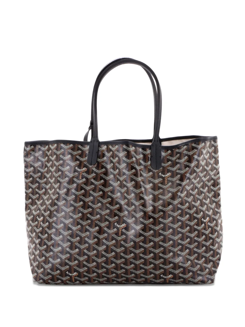 Goyard Pre-Owned Saint Louis Coated Canvas PM tote bag - Nero