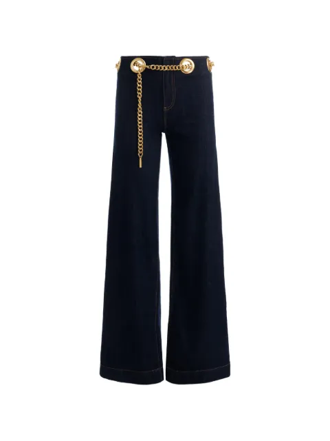alice + olivia Jasper chain-belt jeans