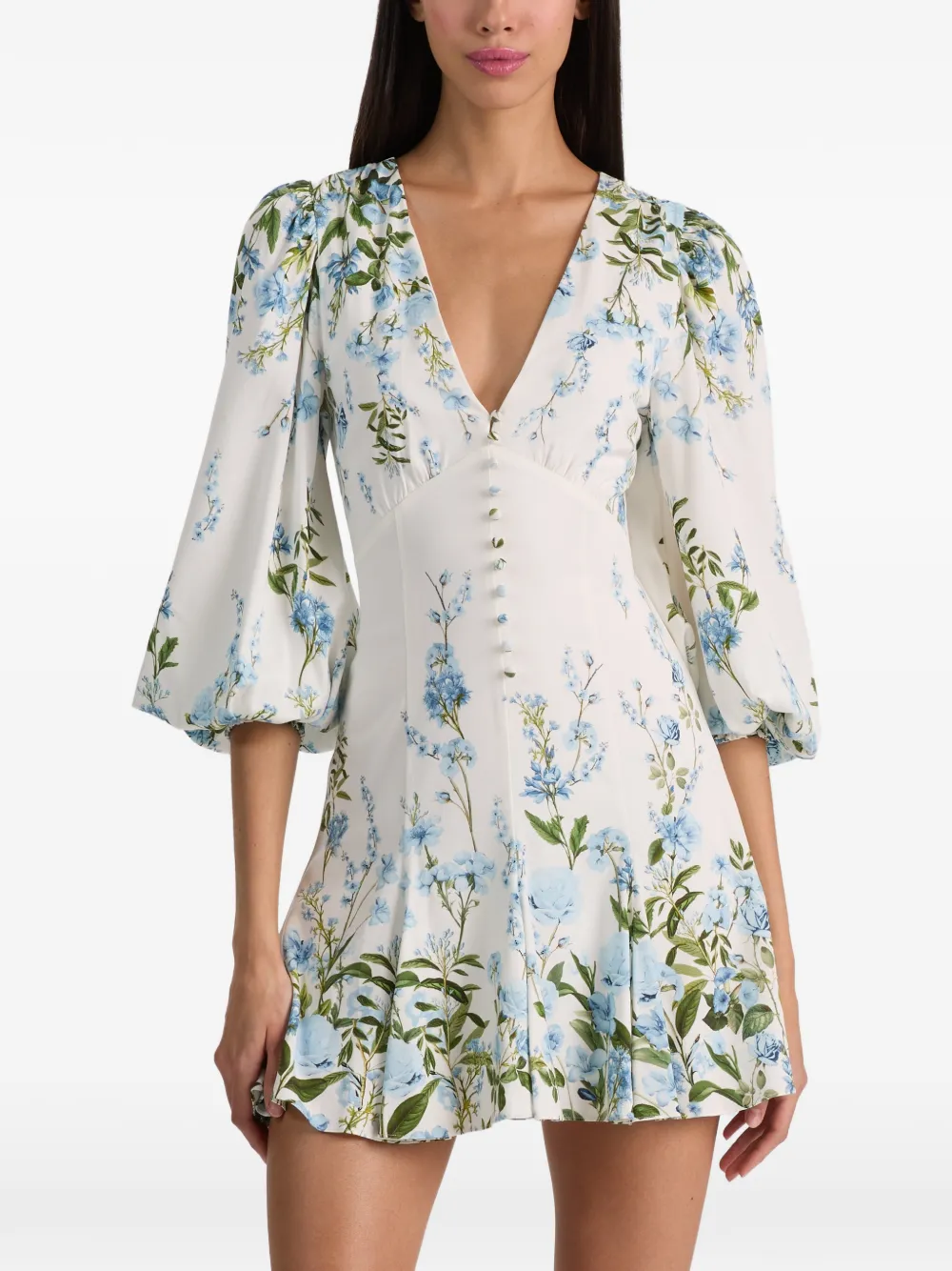 alice + olivia Irene mini-jurk Wit