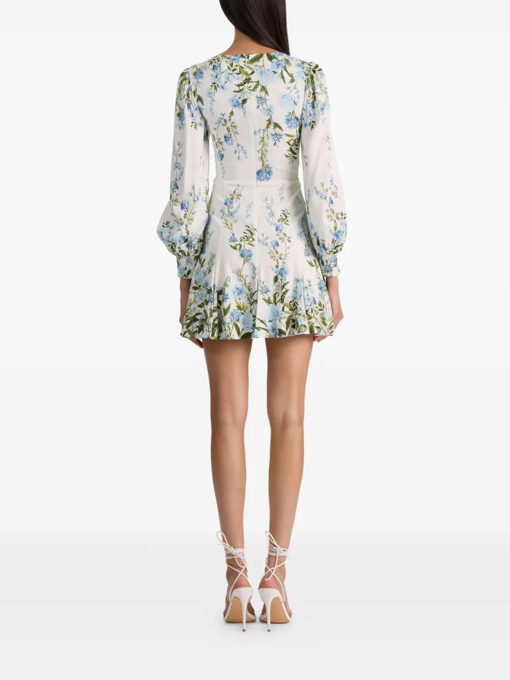 alice + olivia Irene mini-jurk Wit