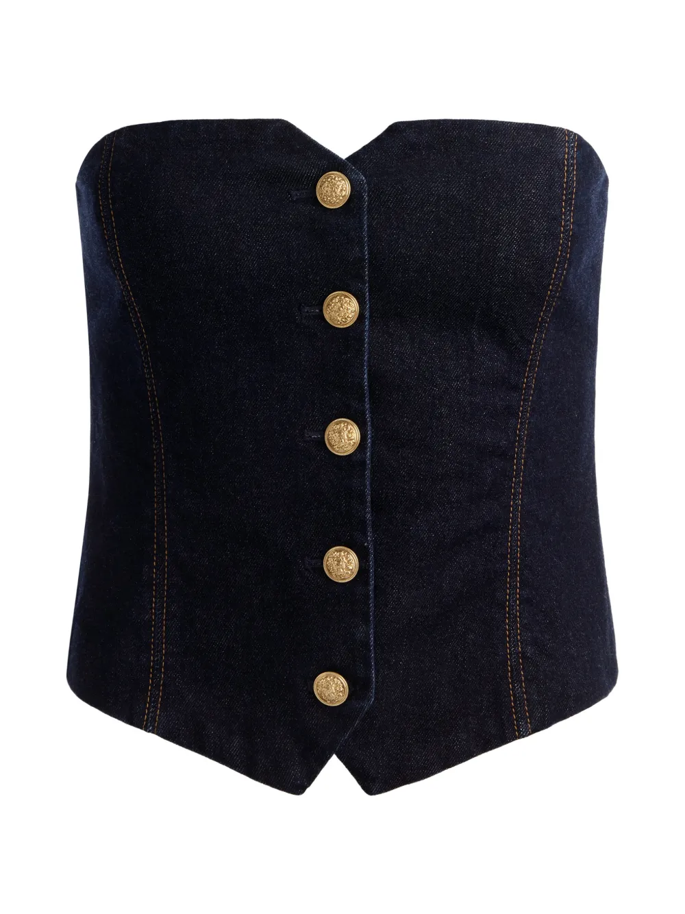 alice + olivia Canotta Kelcey senza spalline - Blu