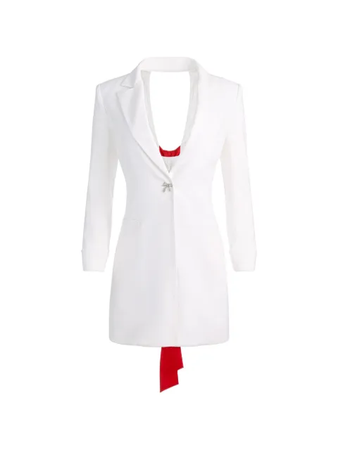 alice + olivia Shawn bow blazer mini dress