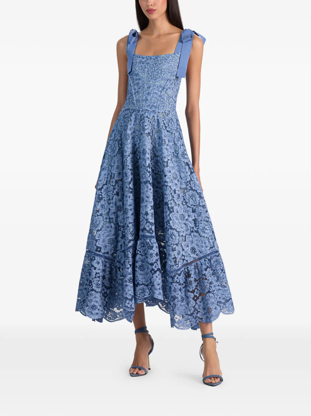 green emerald velvet dress Alice + Olivia Katherina Ruched Fitted Dress in Ocean Floor