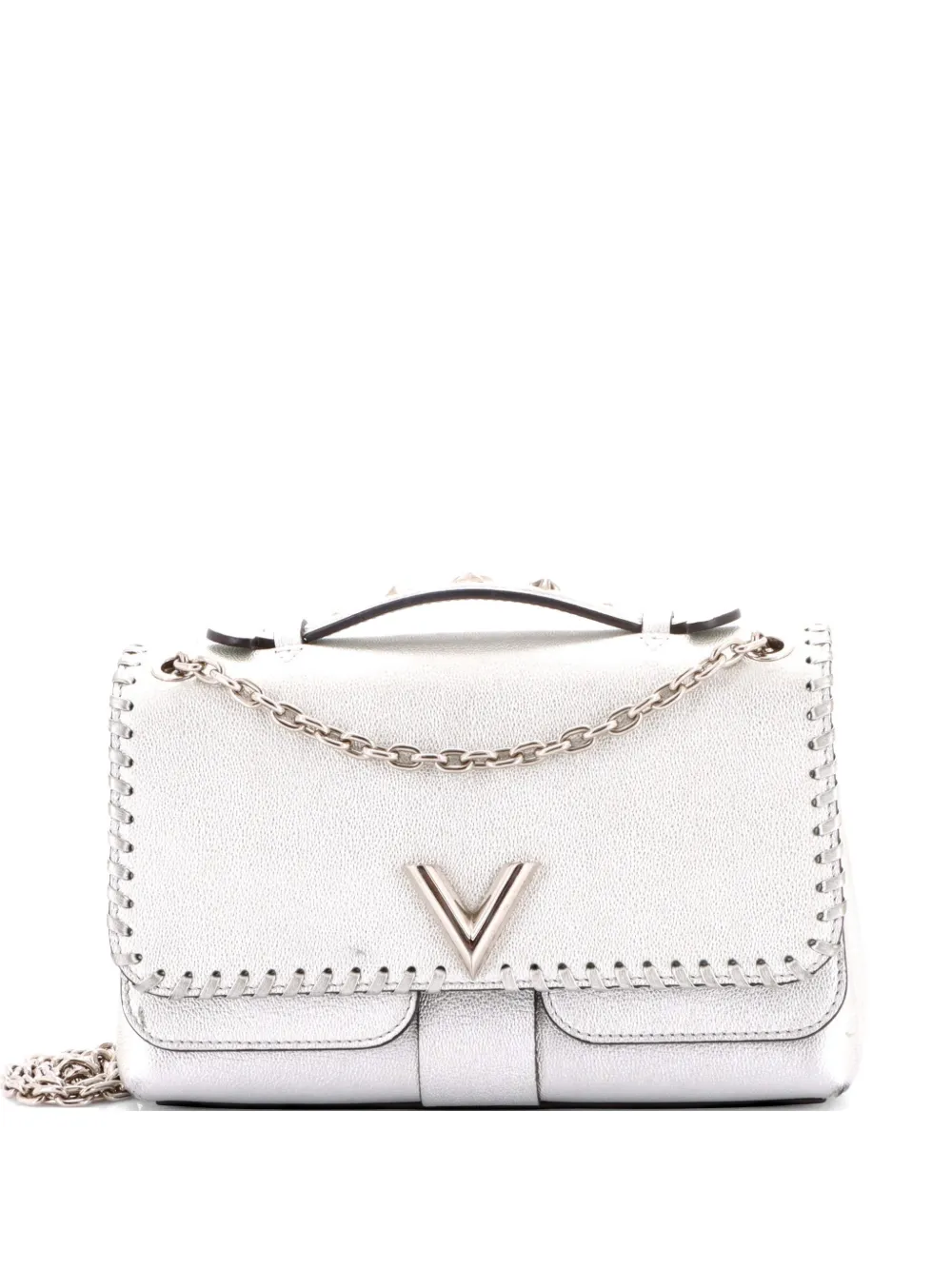 Louis Vuitton Pre-Owned Very Chain Bag Whipstitch Leather shoulder bag - Effetto metallizzato